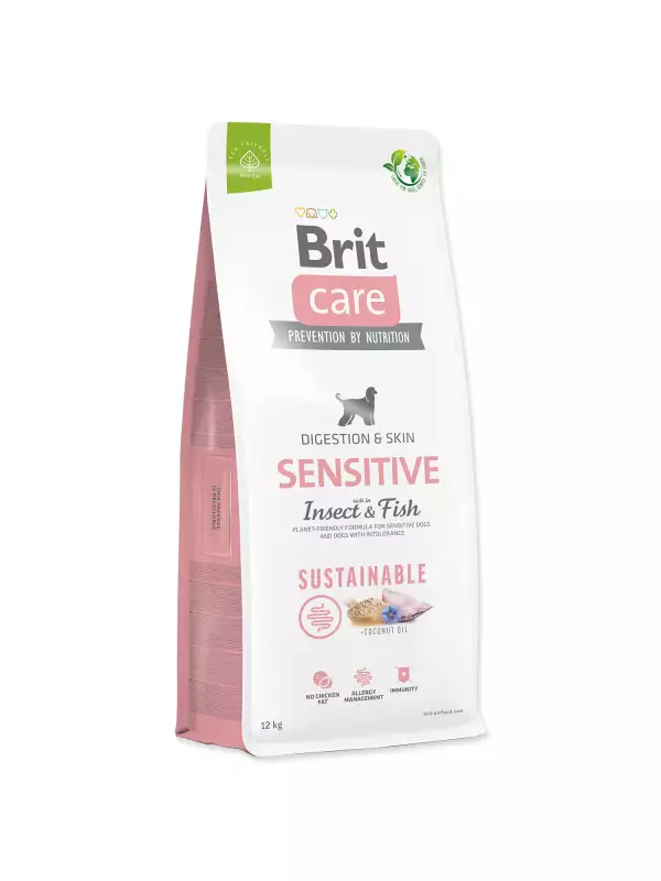 Krmivo Brit Care Dog Sustainable Sensitive Insect & Fish 12kg