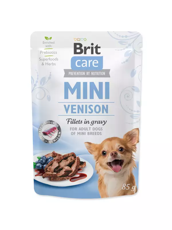 Kapsička Brit Care Mini zvěřina, filety v omáčce 85g