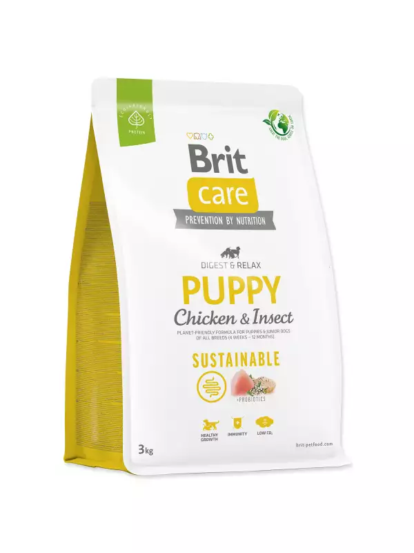 Krmivo Brit Care Dog Sustainable Puppy Chicken & Insect 3kg