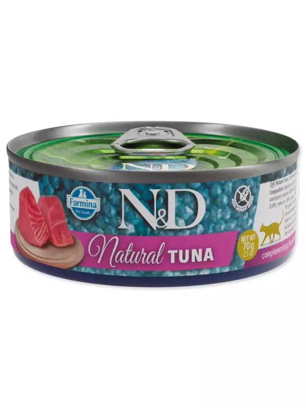 Konzerva N&D Cat Natural Tuna 70g