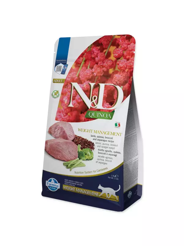 Krmivo N&D Cat Weight Managment Lamb & Broccoli 1,5kg