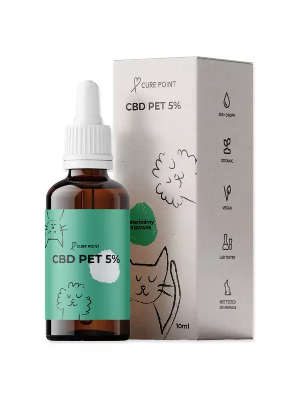 Olej CBD PET 5% 10ml