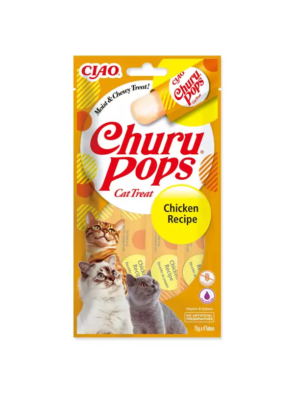 Pochoutka Churu Pops kuře 4x15g