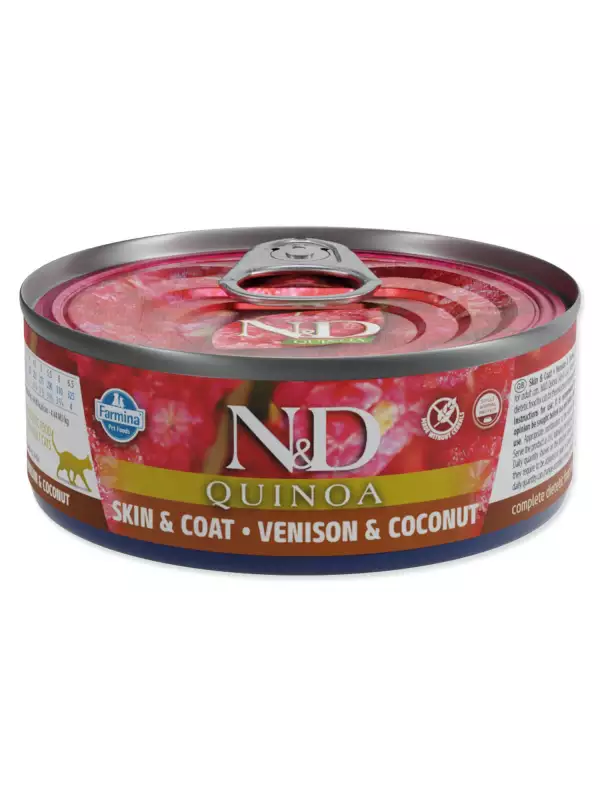 Konzerva N&D Cat Quinoa Venison & Coconut 0g