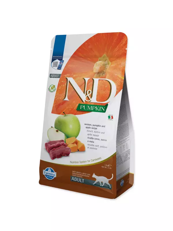 Krmivo N&D Cat Pumpkin Venison & Apple 1,5kg