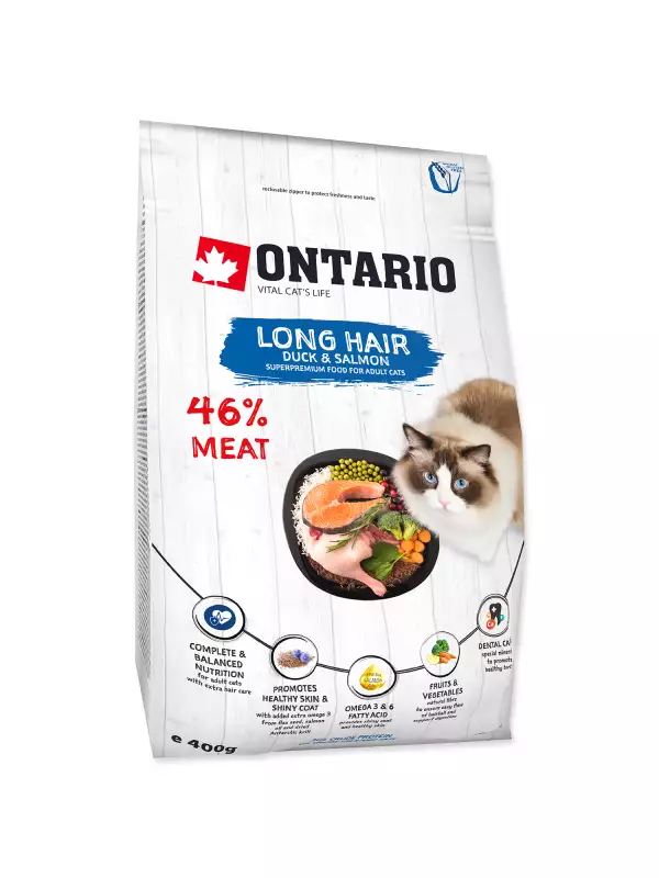 Krmivo Ontario Cat Longhair 0,4kg